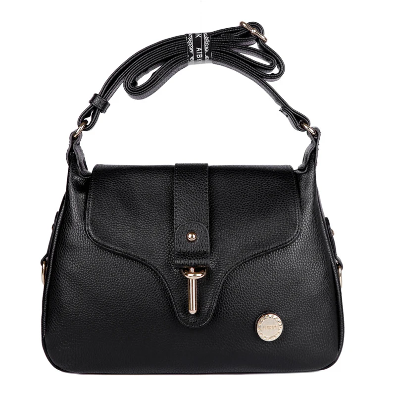 

Aibkhk Lady Style Fashion Leather Women Messenger Bags Vintage Women Shoulder Bag Crossbody Ladies Handbag Evening Clutches Ba