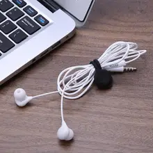 

1PC Magnetic Key Hooks Headset Bobbin Winder Silicone Durable Earphone Winding Device Cable Organizer Wire Storage