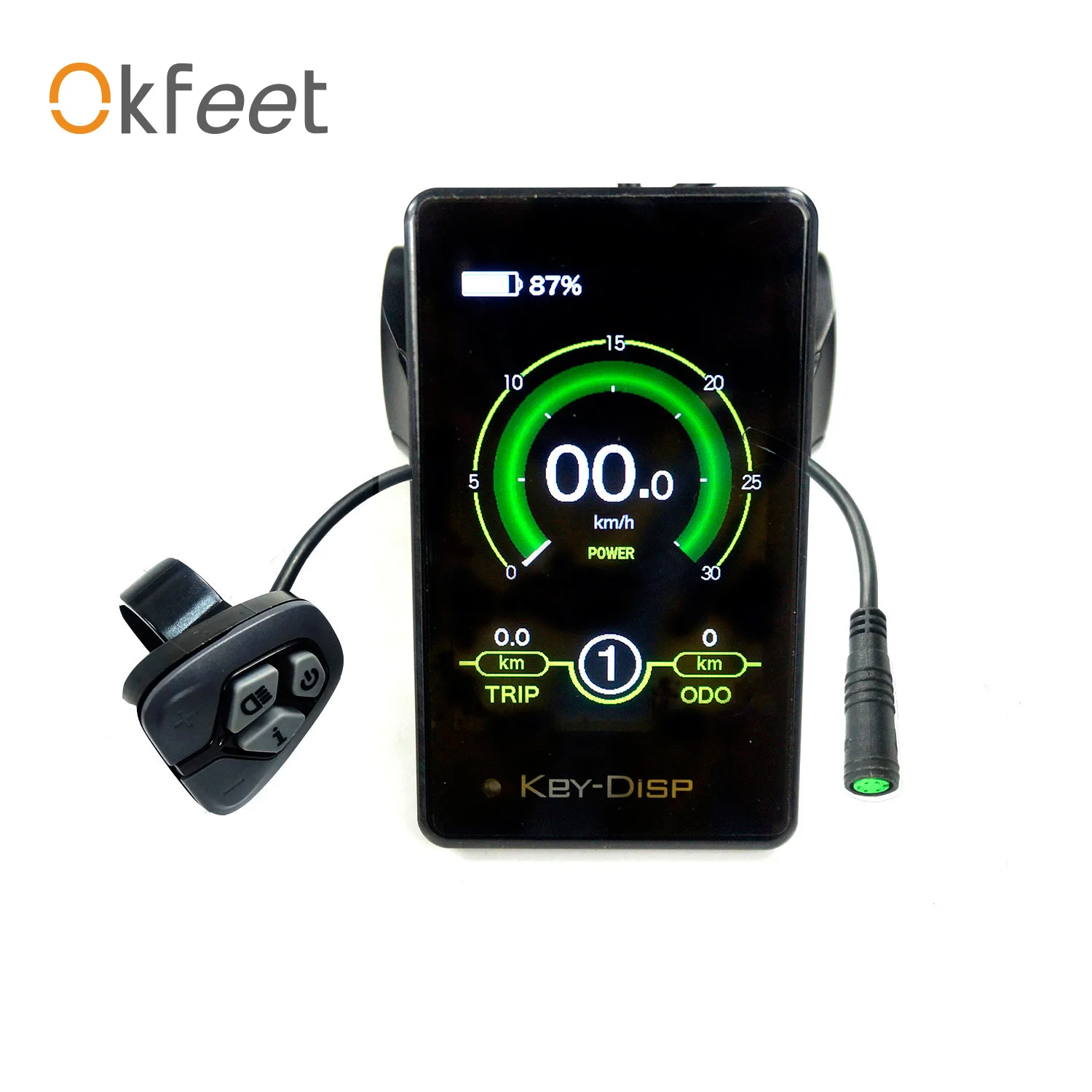 

Okfeet Bicycle Display KD718 for 8fun Mid Drive Motor BBS01 BBS02 BBSHD KD718 LCD Colour Display