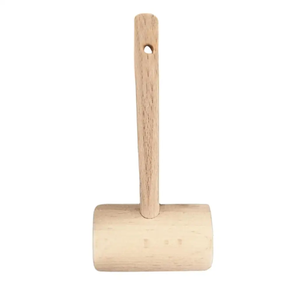 

Wooden Hammer Mallet Crab Lobster Seafood Crackers Durable Shellfish Safe Healthy Mallets Meat Press Kitchen Tools