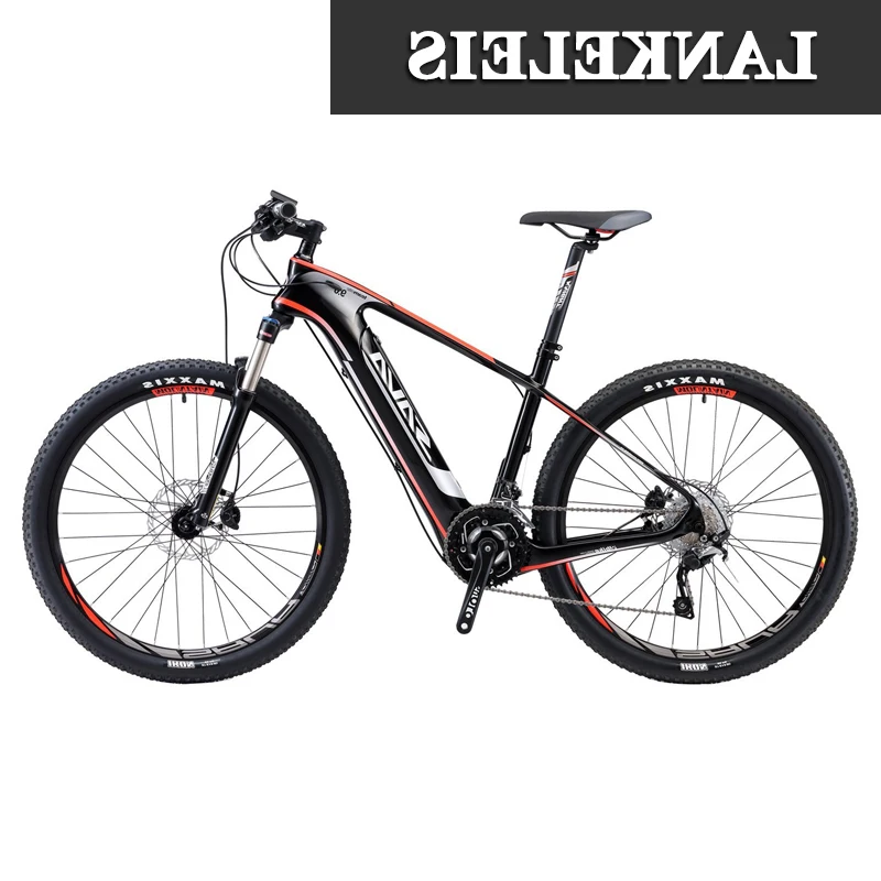 

Elektrische Fahrrad 350 watt Carbon Faser ebike 36 v elektrische velo DEORE XT 36 v leistungsstarke versteckte Batterie ebike