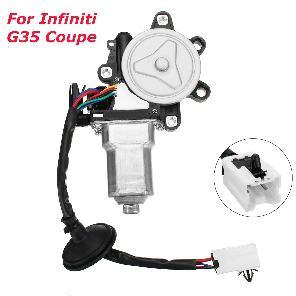 

Car Front Left Driver Side Power Window Lift Motor Anti-Clip for Nissan for Infiniti G35 for Coupe 350Z 2003-2007