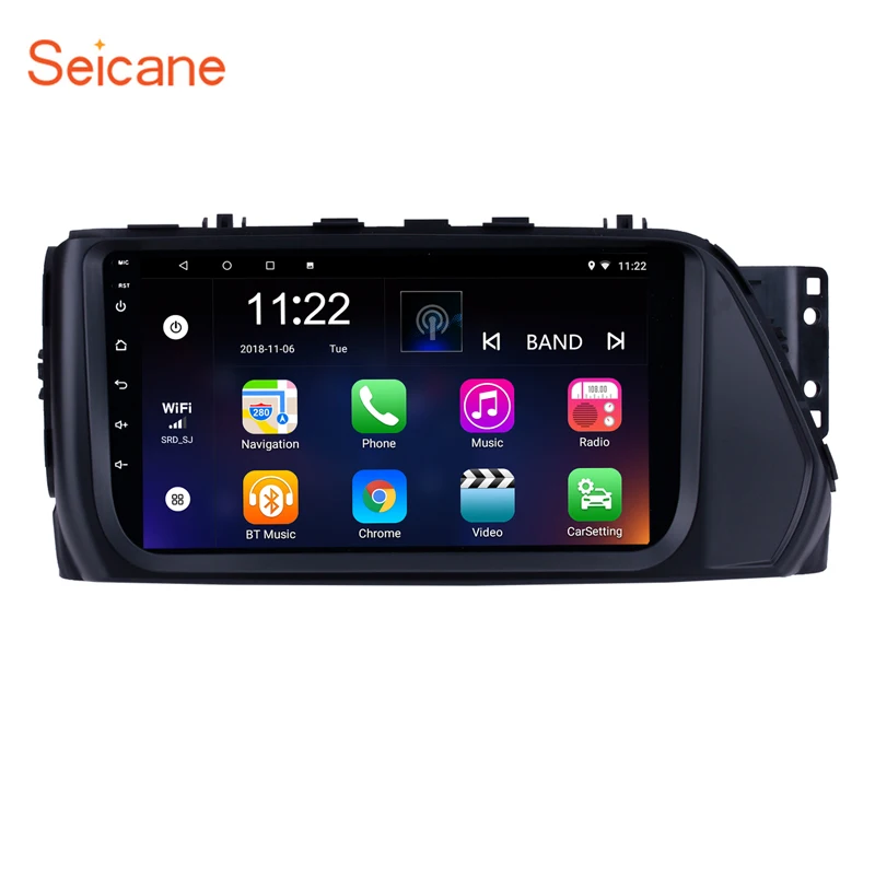 Discount Seicane Car Radio Multimedia DVD Video Player Navigation GPS Android 8.1 For 2017 Hyundai VERNA support DVR SWC WIFI Bluetooth 0