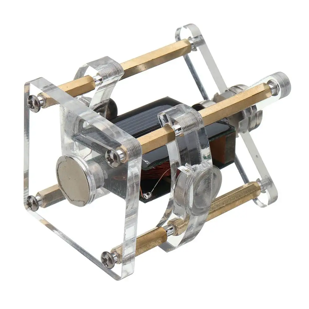 Крошечный двигатель Магнитная подвеска солнечная игрушка научных игрушки для изучения физики Давление снижение EDC образовательной модели игрушки для детей, детская одежда