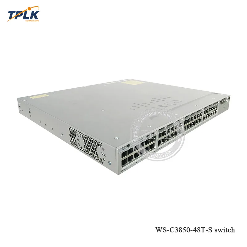 Лучшая цена катализатор WS-C3850-48T-S 48x10/100/1000(POE+) оптоволоконные переключатели, 715WAC блок питания 1 RU переключатели