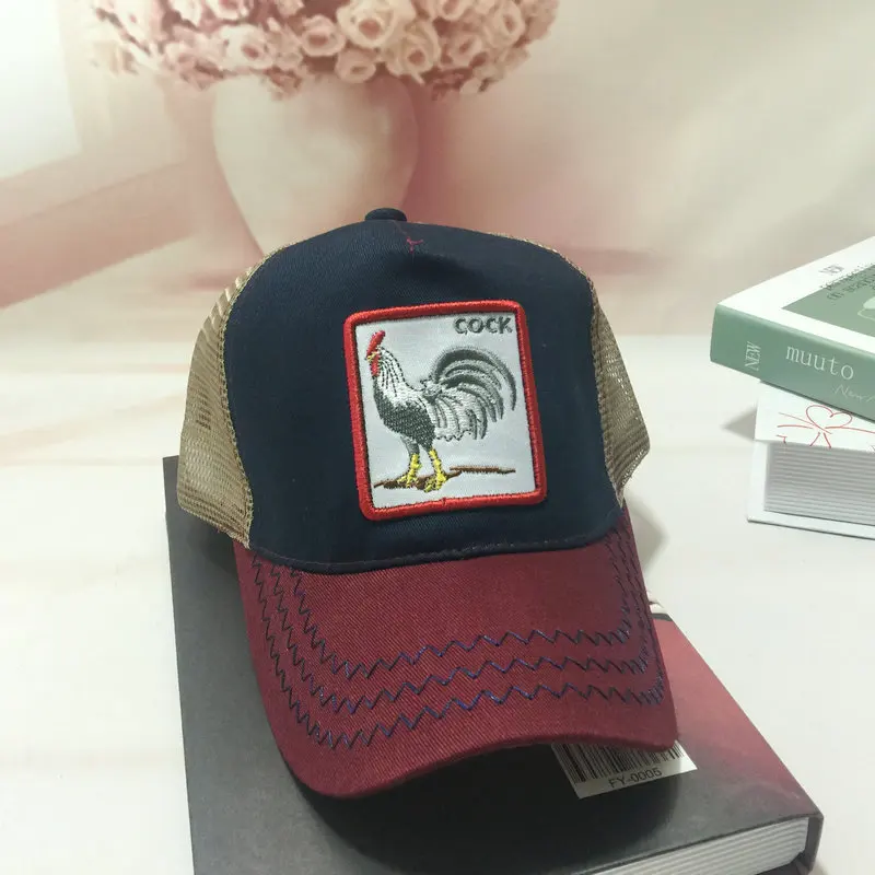 

New Spring-Summer Baseball Hat Men Women Snapback Pattern animal cap Embroidery Fashion Personality Men Hats Hip Hop Peaked Cap