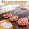 Round Shape Hamburger Press Food-Grade Plastic Hamburger Meat Beef Grill Burger Press Patty Maker Mold Mould Kitchen Tool ► Photo 3/6