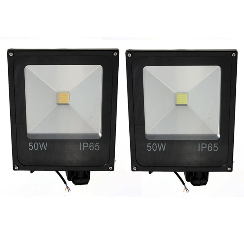 

Smuxi AC85~265V 50W PIR Motion Sensor LED Flood Light IP65 Warm/Cold White Lighting