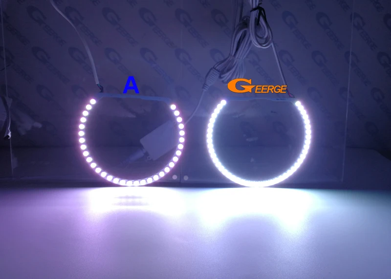 Светодиодный светильник Geerge 2 x RGB с ангельскими глазками многоцветные Сверхяркие