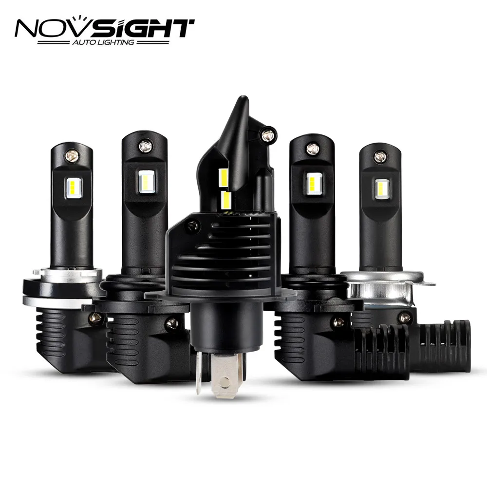 NOVSIGHT супер яркие светодиодные лампы H4 H7 H11 H8 для автомобильных фар 10000Lm 9005 HB3 9006 HB4