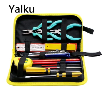 

Yalku 13 In1 Tool Kit Hand Tool Set Screwdriver Camping Tool Set Screwdriver Set Combination Pliers Utility Knife File Toolkit