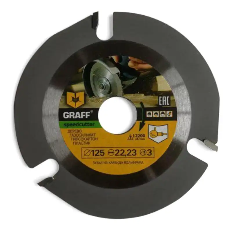 125mm Multi-functional Carbide Circular Saw Blade Cutting Disc Wood Cutting Wheel Grinder Grinding Tool