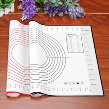 JX-LCLYL 60*40 см силиконовый торт тесто Циновка для роллов коврик для выпечки домашний кондитерский глиняная подкладка помадка
