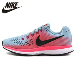 Nike Новое поступление AIR ZOOM PEGASUS 34 женские кроссовки дышащие легкие хорошего качества кроссовки #880560-406