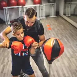 2019 новый спортивный бокс перчатки песочники пробивая мяч для детей с регулируемой высотой дропшиппинг P4R
