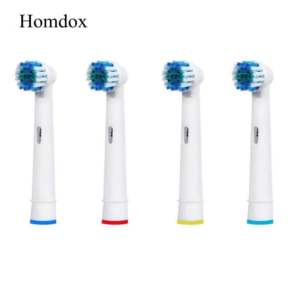 

B Replacement Pulsonic Precision Action Tooth Cross Toothbrush 4PCS Electric Floss for Brushes Oral Soft-bristled Hygiene Heads