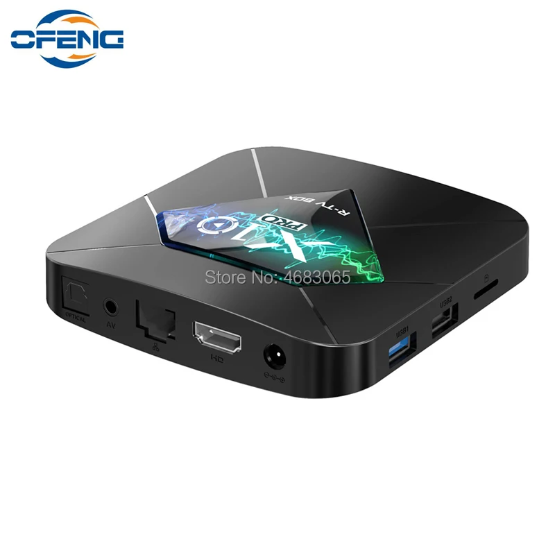 X10 Pro Smart ТВ коробка Android 8,1 Amlogic S905X2 4 Гб Оперативная память 64 Гб Встроенная память 2,4 г/5G Dual Wi-Fi USB3.0 BT4.0 Поддержка 4 K H.265 Media Player