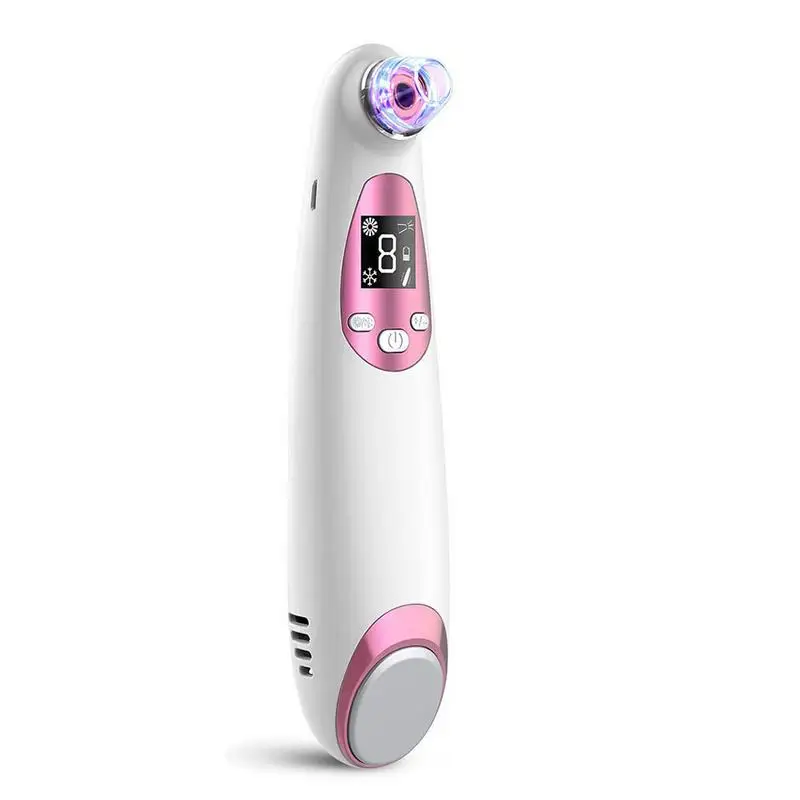 

Multifunction Blackhead Remover Pore Cleaner Beauty Instrument Pore Vacuum Acne Pimple RemovalRed Blue Light Skin Care Apparatus