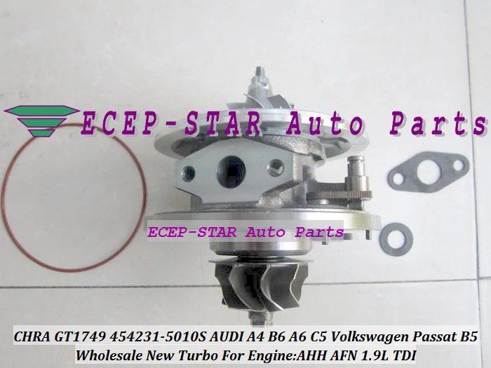 

Free ship Turbo CHRA Cartridge GT1749 454231 454231-5010S 454231-0002 For AUDI B6 A6 C5 For Volkswagen VW Passat B5 AHH AFN 1.9L