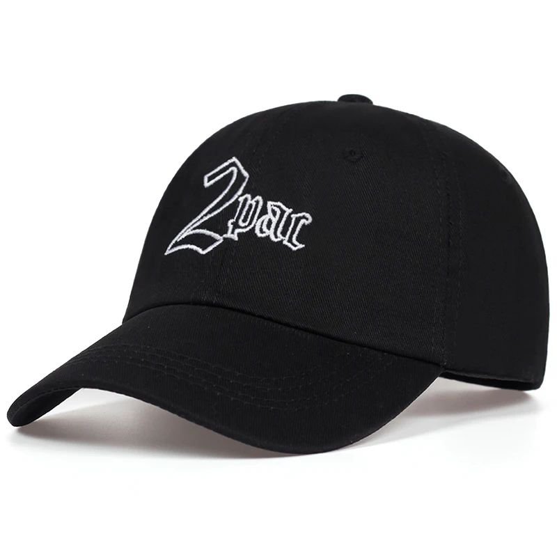 2019 Высококачественная бейсболка с вышивкой 2PAC модные Снэпбэк кепки 100% хлопок