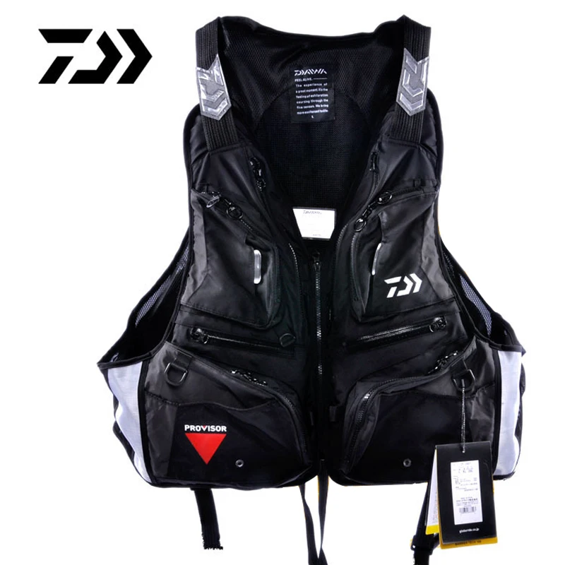 

1PC DF-3401 Outdoor Fishing Vest Life Jacket Life Vest Fishing Clothes Fish Tackle 120KG Portable Breathable Flotation Vest