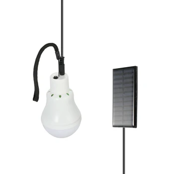

Outdoor Light Led Lamp Light chargeable Solar Power Lamp Portable Lanterns Ball Bulbs White Solar LED Emergency Bulb