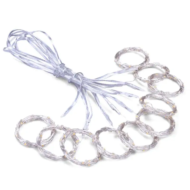 

300LED String Fairy Curtain Star Lights 3x3m Copper Wire 6W USB Remote Control Christmas Wedding Party Home Decoration