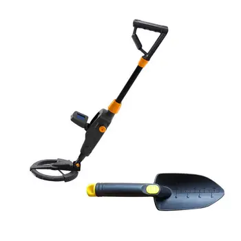 

2019 kid's metal detector LCD Sound Alert Lightweight Waterproof Coil for Treasure Hunting Gift for Junior-Includes Shovel