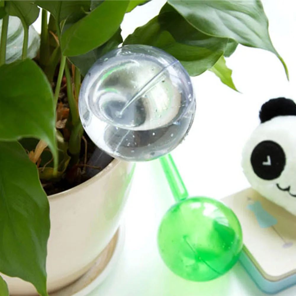 

2pcs/set 2019 Useful Automatic Watering Device Houseplant Plant Pot Bulb Globe Garden Drip Cone Spike Bottle Irrigation System