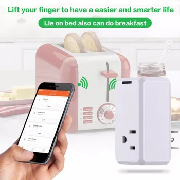 

50pcs Wifi Wireless Smart Plug Socket Remote Control Smart Home Automation smart outlet wireless Controls for ios android