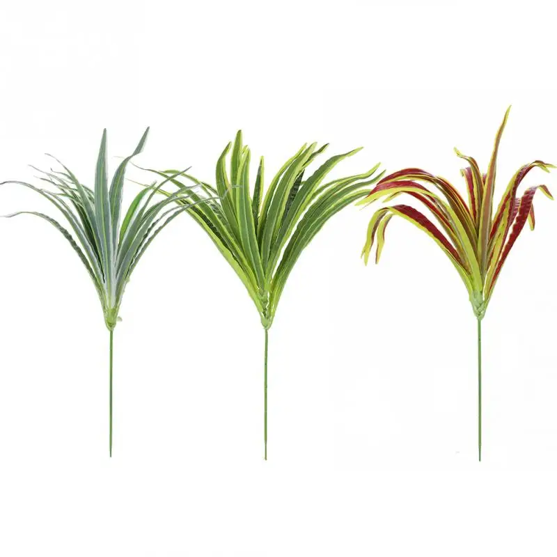 

NEW Artificial Chlorophytum flowers plants potted Wall Hanging Plant Fake Leaves Home Office Wall Decor living room decor