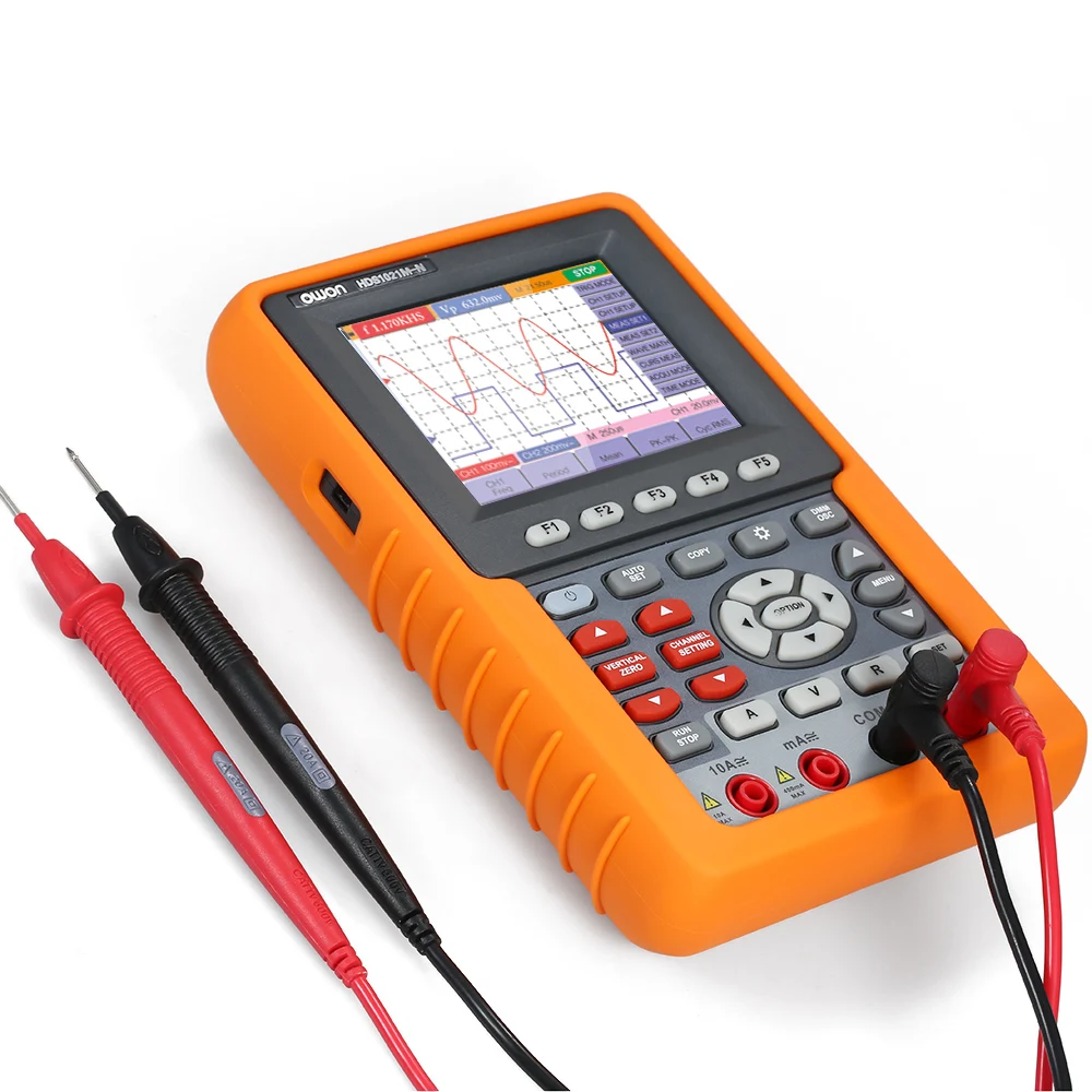 

KKMOON HDS1021M-N Digital Storage Single Channel Handheld Oscilloscope & Multimeter 20MHz Bandwidth 500M/s Sampling Rate