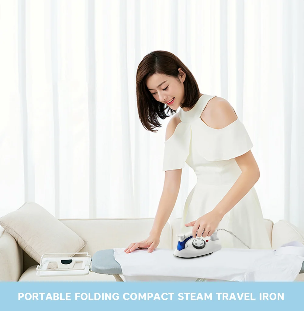 

220V 700W Handheld Portable Folding Compact Steam Travel Iron Travel Garment Steamers Clothes Household Appliance For Home