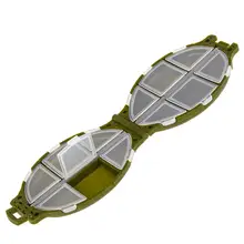 Новая Мини-черепаха рыболовные аксессуары коробка для хранения крюк Коробка 12 Сетка АБС коробка для хранения