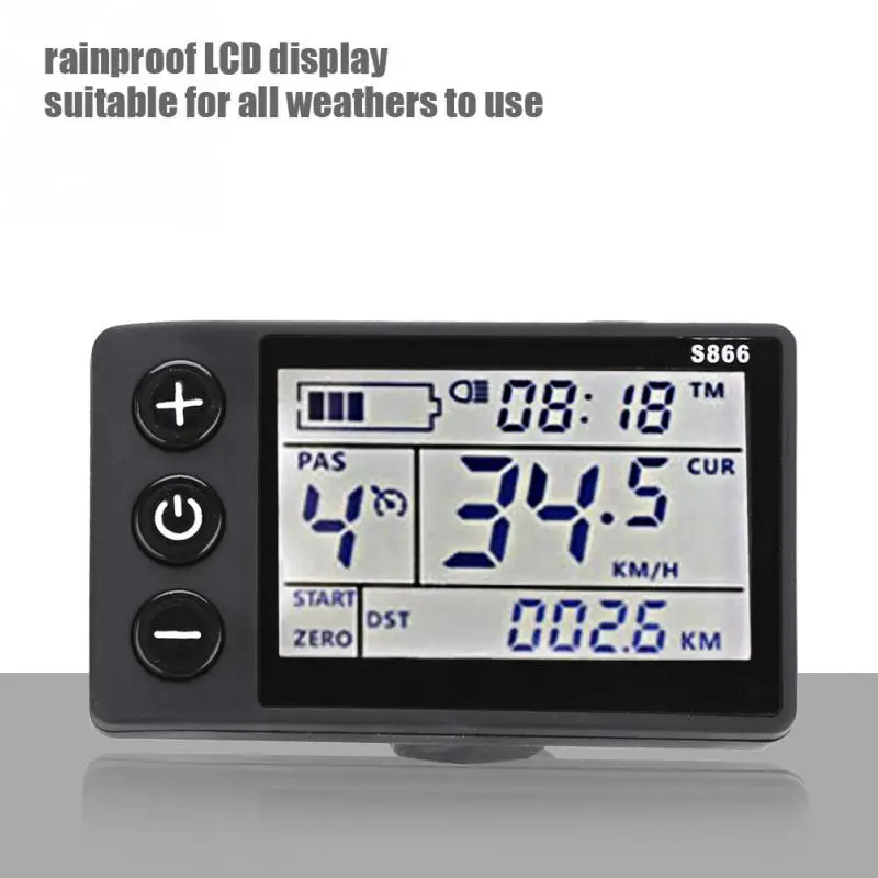 Excellent 24V-48V 250W 36V-48V 350W Brushless Electric Bike Controller with LCD Display Bicycle Motor Scooter Controller 5