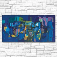 Whole Hand Painted Roberto Burle-Marx - Untitled Oil Painting Modern Wall Art Canvas Oil Painting Poster Canvas Painting yhhp hand painted animal canvas oil painting hair donkey