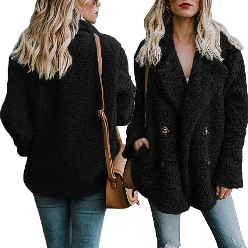 Для женщин теплые зимние утепленные флисом меховое пальто парка с капюшоном пальто куртка/верхняя одежда