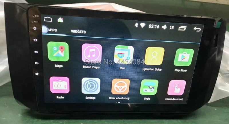 Clearance Ouchuangbo car stereo gps audio for Proton Alza 2010-2017 support BT aux android 8.1 2GB RAM free Malaysia map 4
