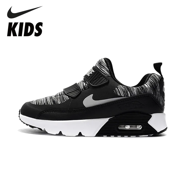 

Nike Air Max Kids Running Shoes Anti-slip Cushioned Children Sports Sneakers Breathable# 881927 007