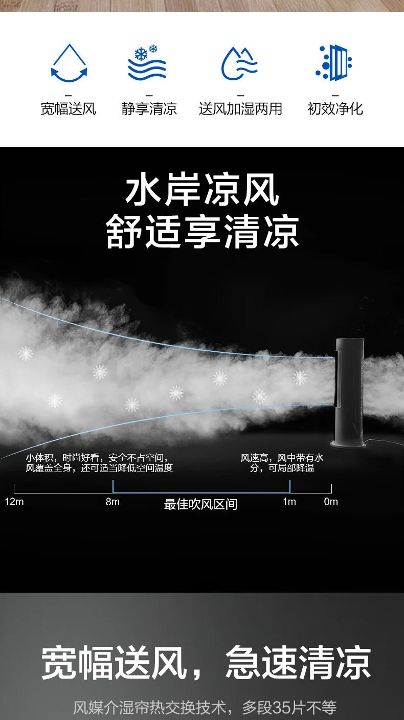 Вентилятор для кондиционирования воздуха, охлаждающий вентилятор для воды, электрический вентилятор, увлажнитель для дома, бесшумный мобильный маленький кондиционер-охладитель, вентилятор без пузырьков
