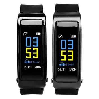 

Y3 Plus 2 in 1 Heart Rate Monitor Pedometer Smart Bracelet Watch Wireless Bluetooth Headset Headphone Handsfree Call