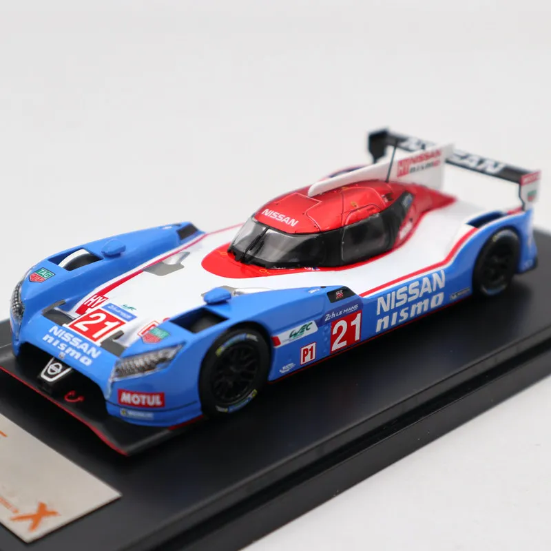 Премиум X 1:43 GT-R LM Nismo#21 Le Mans синий PRD544J литье под давлением модели автомобиля Ограниченная серия Коллекция игрушек автомобиль