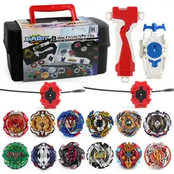 12 видов стилей Bayblades Металл Fusion Beyblades набор коробка для хранения топ Beyblade взрыв Bey Blade 3 пусковые установки Beyblade игрушки для детей