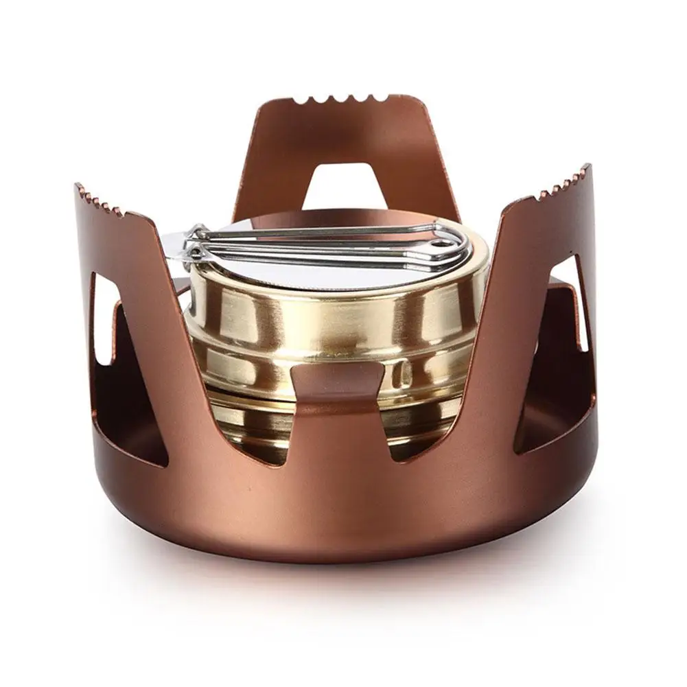 

Outdoor Camping Alcohol Stove Water Tea Boiling Stove Picnic Cooking Tool