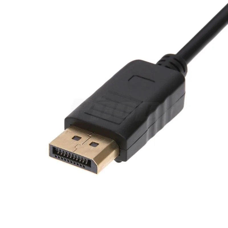DP к VGA DisplayPort конвертер 1080P 1 8 м кабели папа мужчине для ПК монитора| |