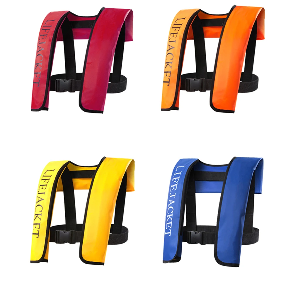 

Manual Inflatable Life Jacket Adult Life Vest Water Sports Swimming Beach Boating Fishing Survival Jacket Swimwear
