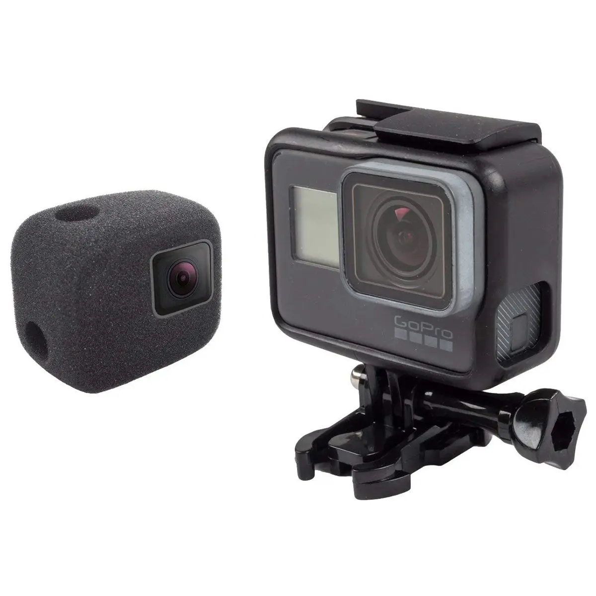 Ветер убийца пены лобовое стекло Корпус чехол для экшн-камеры GoPro Hero 5 6 (2018) черный