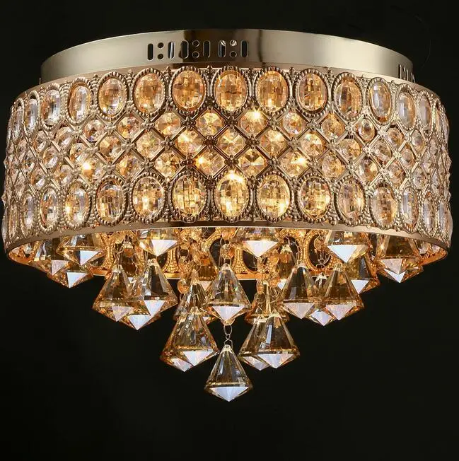 

Modern Creative Gold crystal Lights Ceiling lamp Simple LED Lamp for Sitting Room Bedroom the Bar Restaurant Coffee Shop