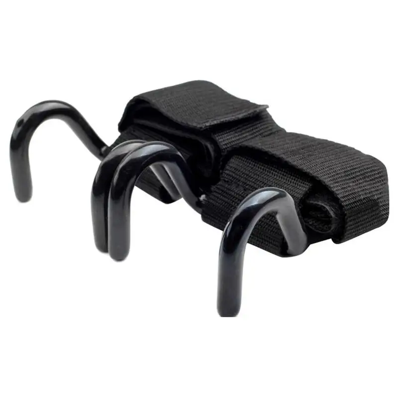

Adjustable Strong Steel Hook Grips Straps Weight Lifting Strength Training Gym Fitness Black Wrist Support Lift Straps