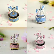 Merry Christmas Free Shipping Factory Direct Sale Le Plus Mini Carousel Music toy Of Wholesale Children's Day Gift Birthday